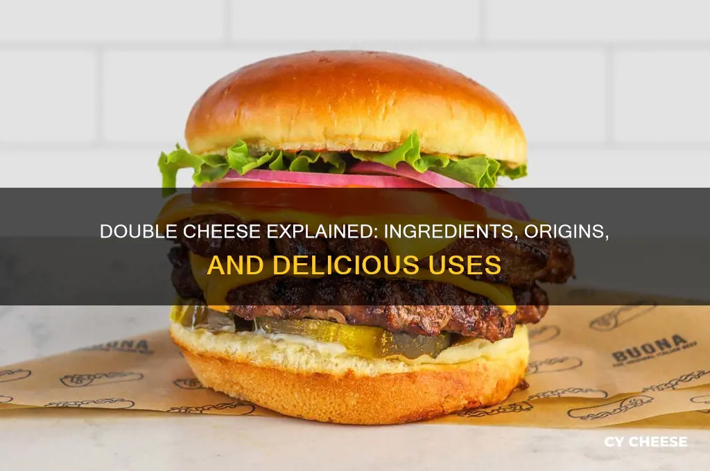 what is double cheese