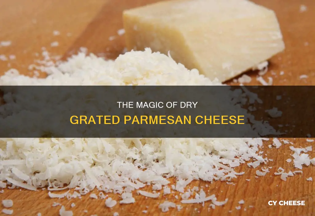 what is dry grated parmesan cheese
