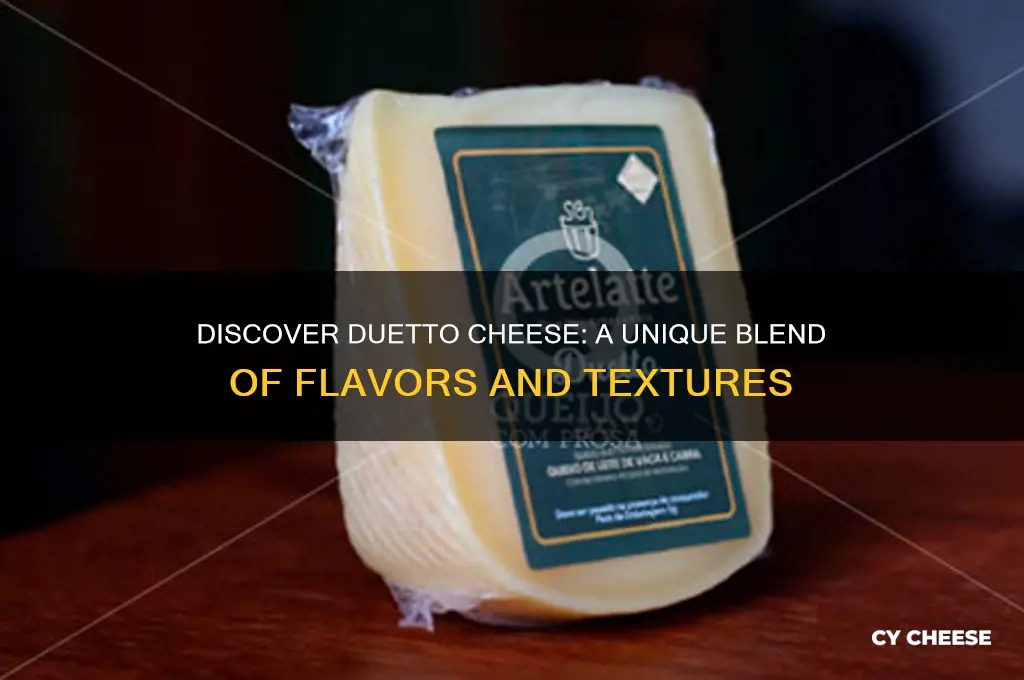 what is duetto cheese