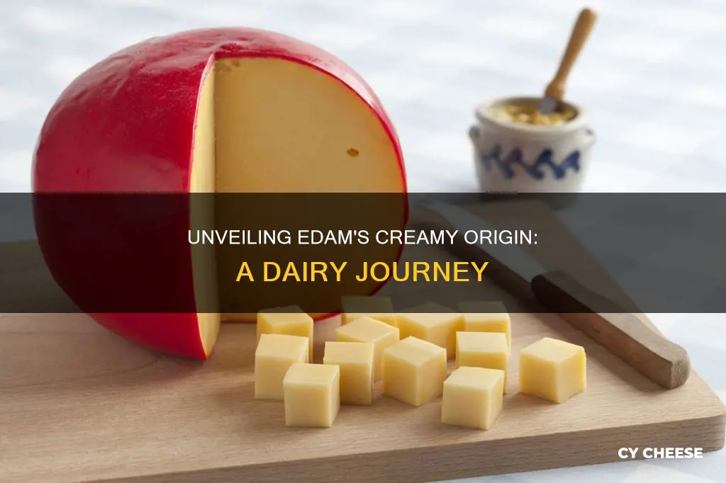 what is edam cheese made from