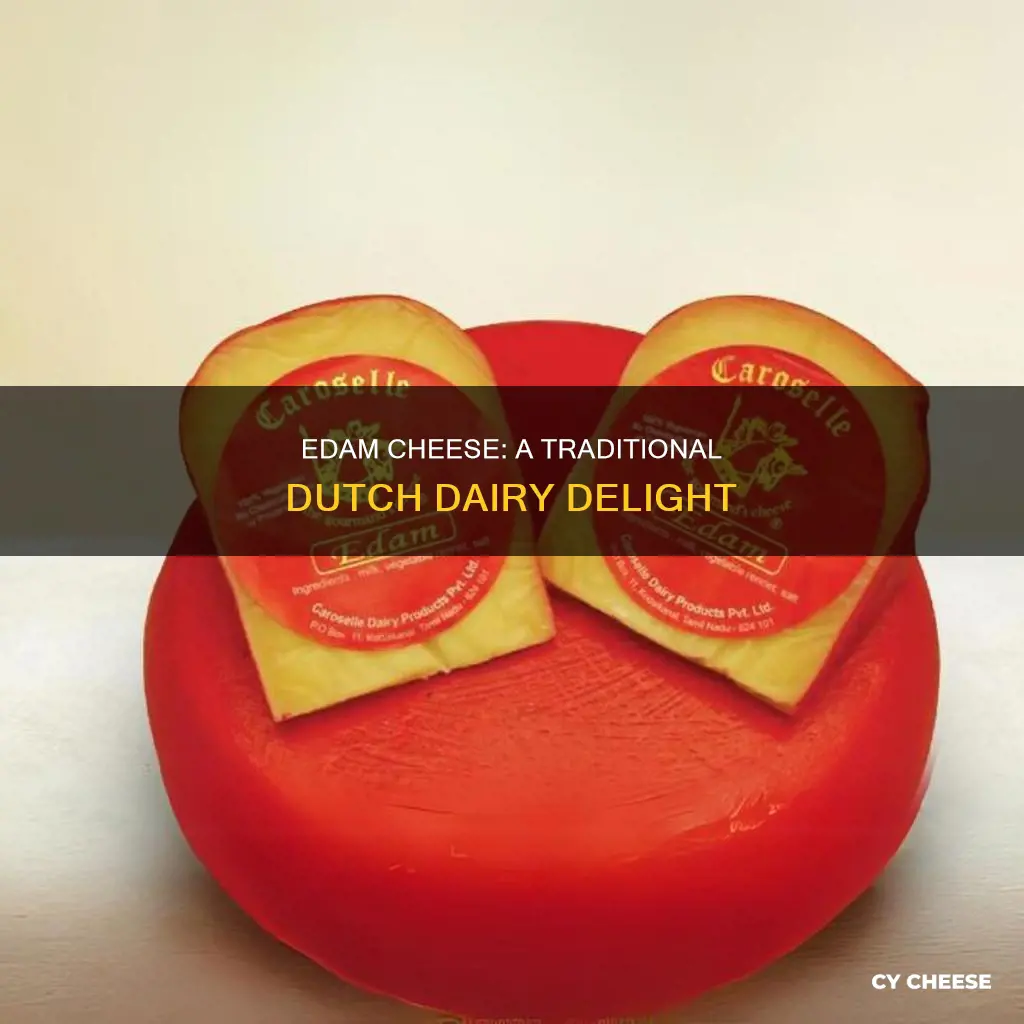 what is edam cheese made from