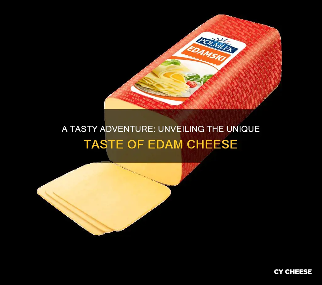 what is edam cheese taste like