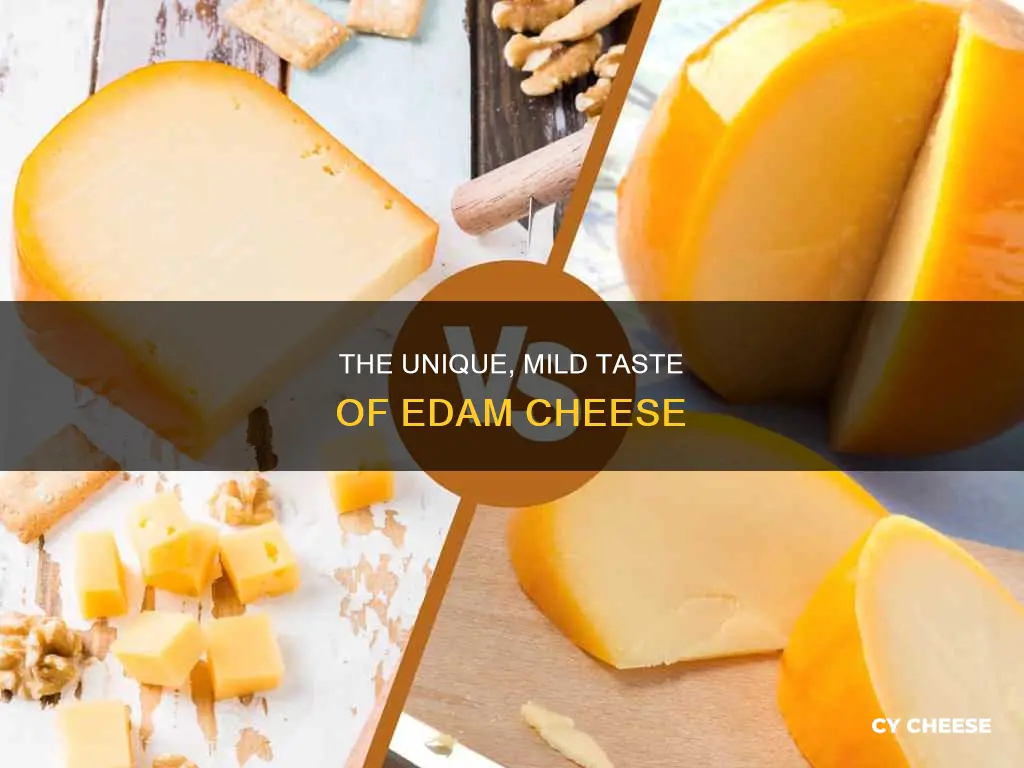 what is edam cheese taste like