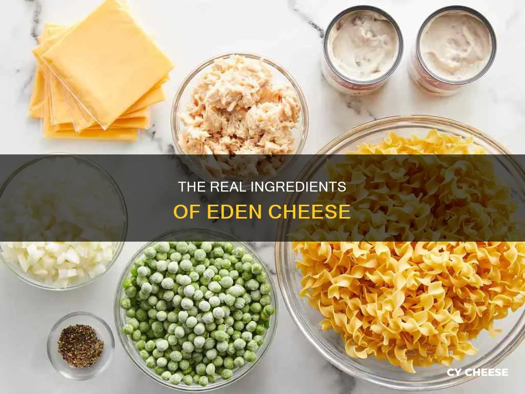 what is eden cheese made of