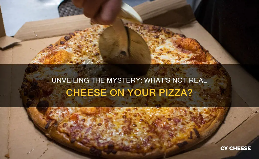 what is fake cheese in pizza