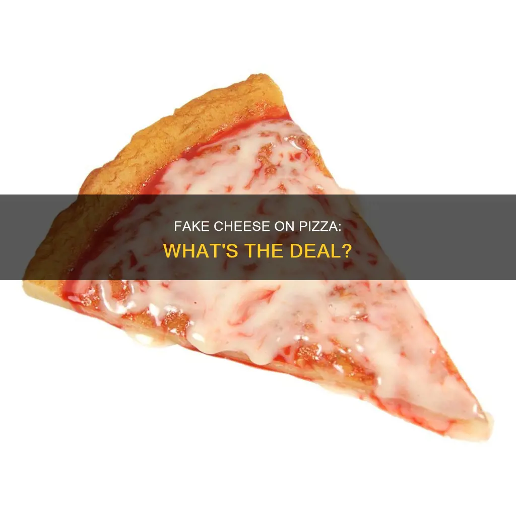 what is fake cheese in pizza