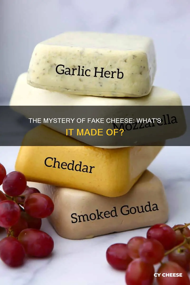 what is fake cheese made of