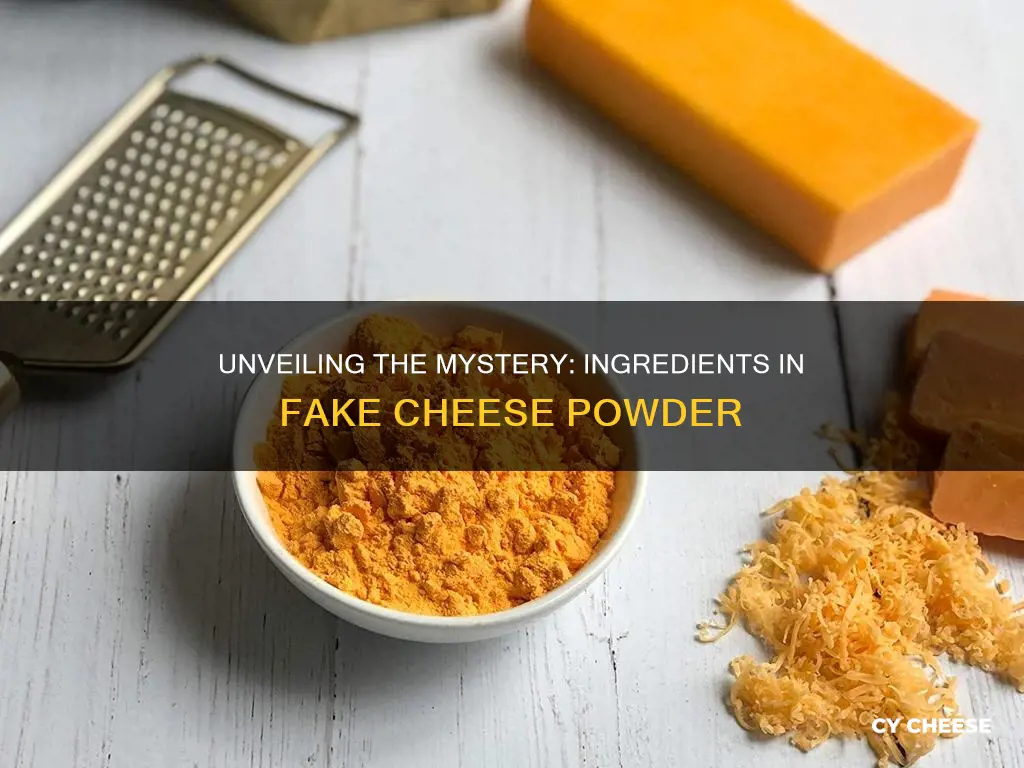 what is fake cheese powder made of