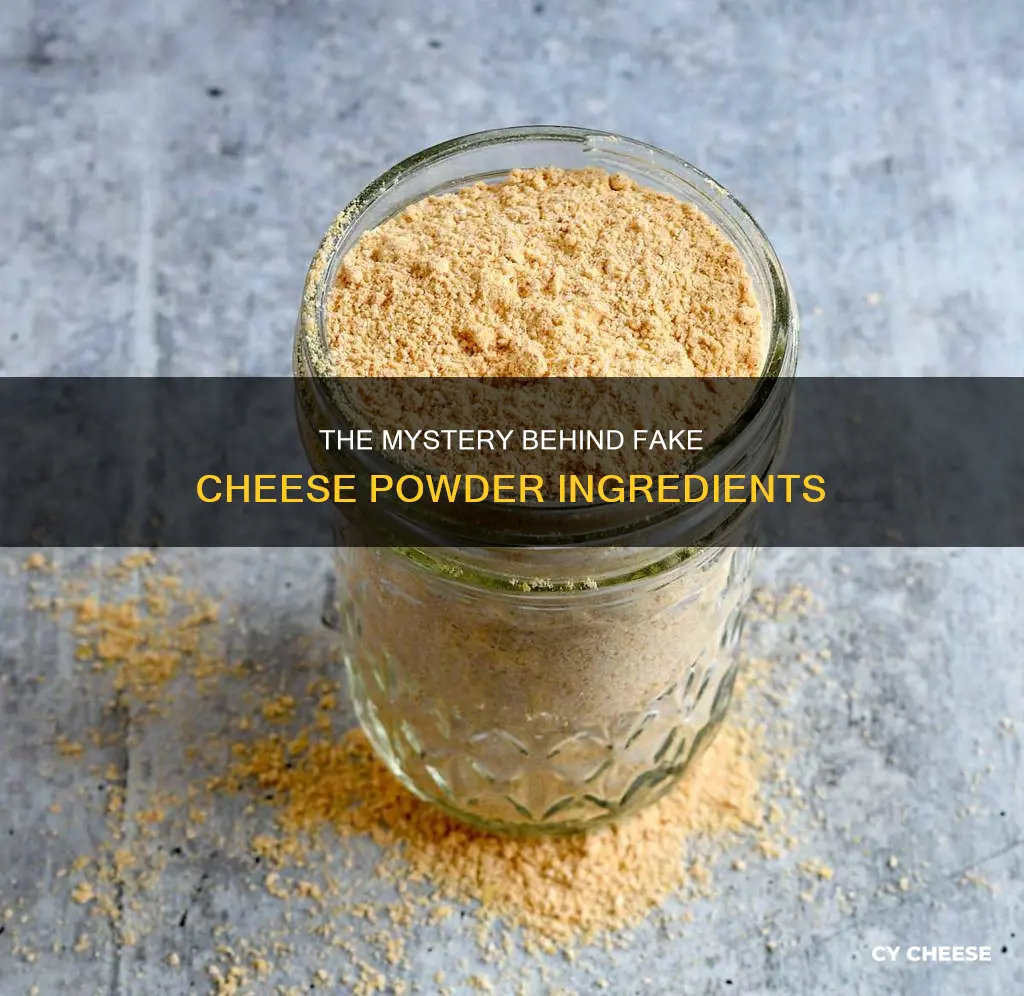 what is fake cheese powder made of