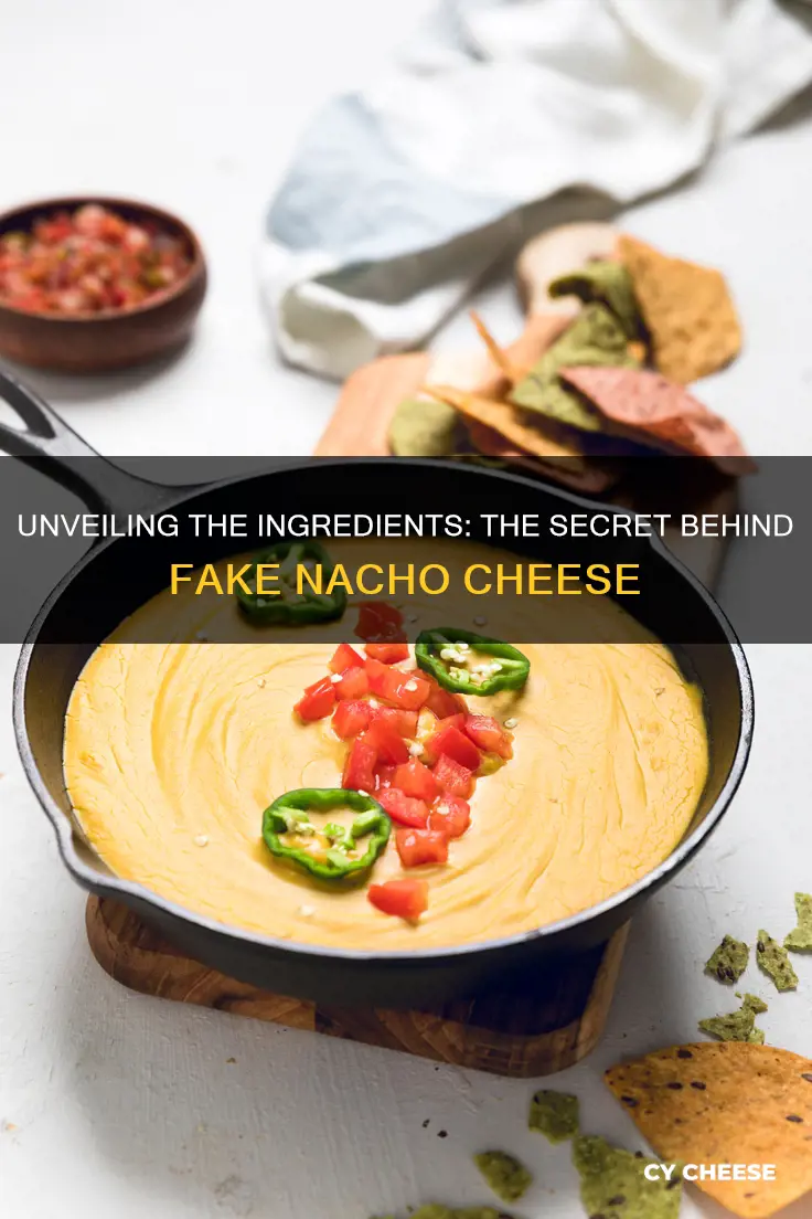 what is fake nacho cheese made of