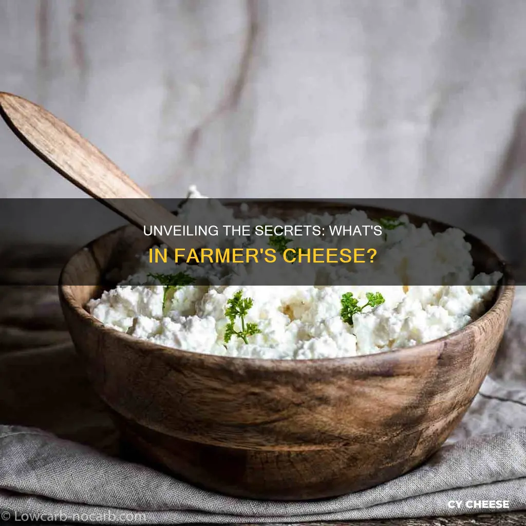 what is farmer cheese made out of