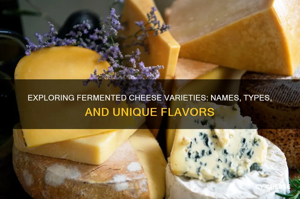 what is fermented cheese called