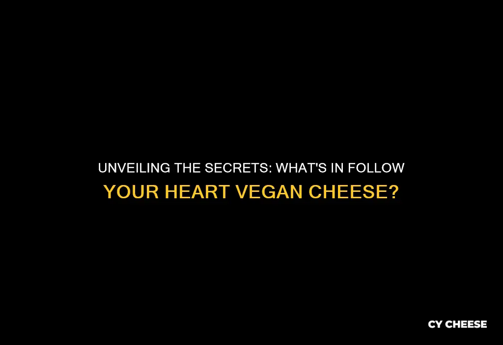 what is follow your heart vegan cheese made of