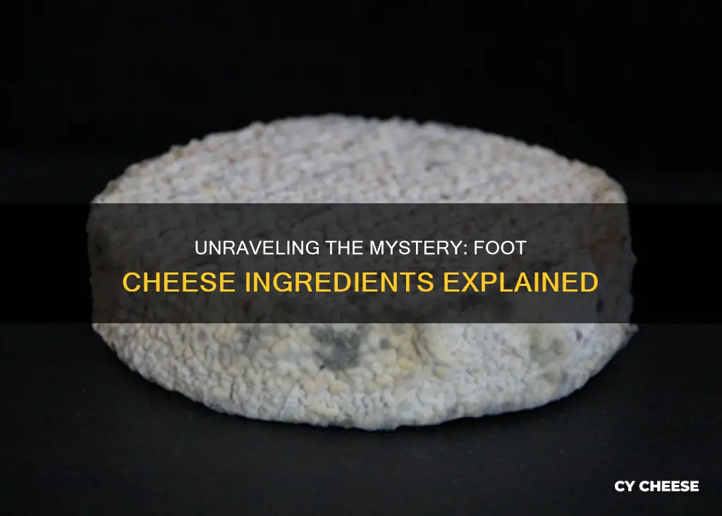 what is foot cheese made off