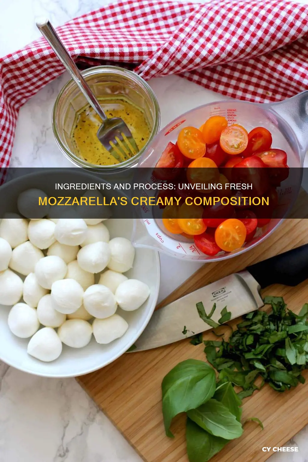 what is fresh mozzarella cheese made of