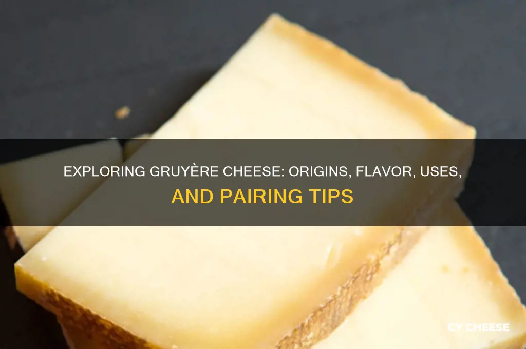 what is g r u y e r e cheese