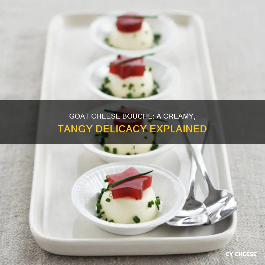what is goat cheese bouche