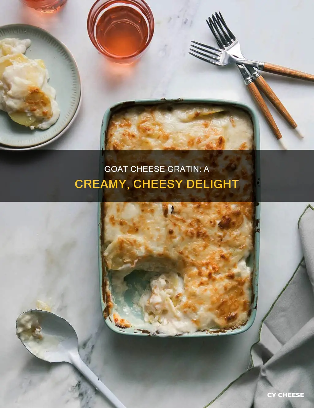 what is goat cheese gratin