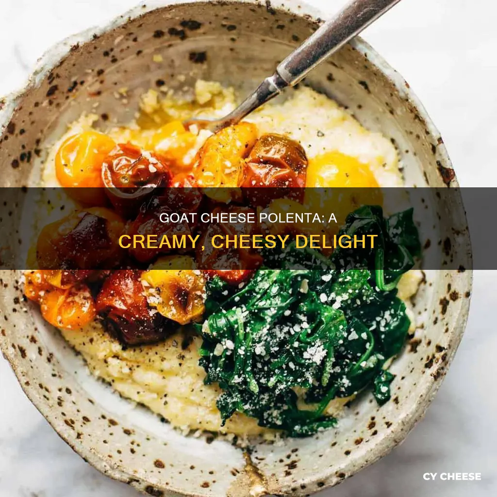 what is goat cheese polenta