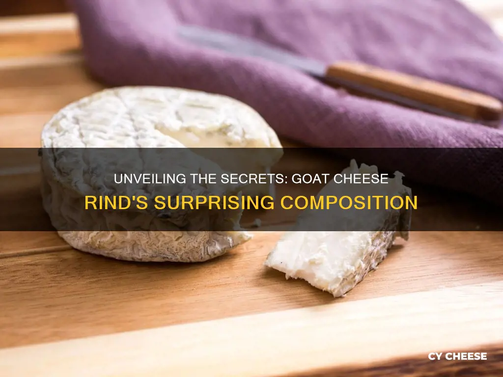 what is goat cheese rind made of