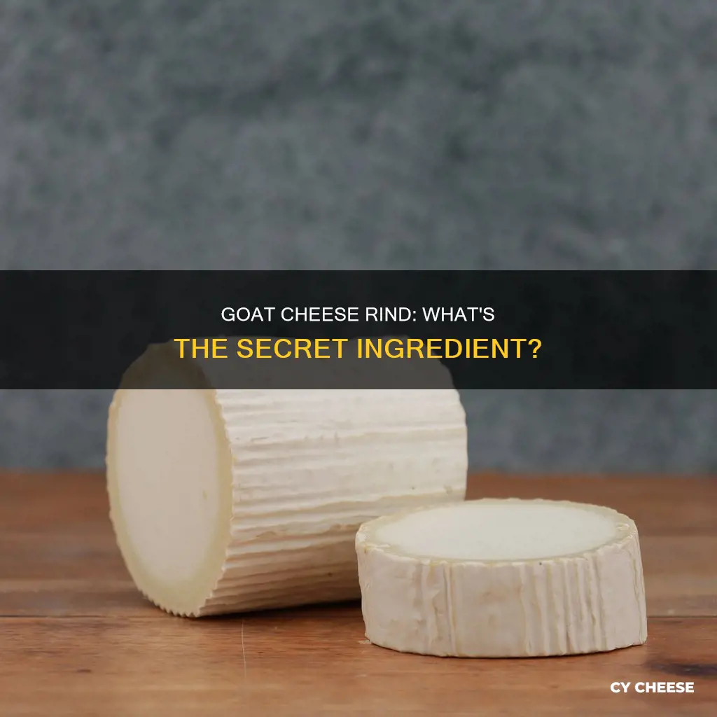 what is goat cheese rind made of