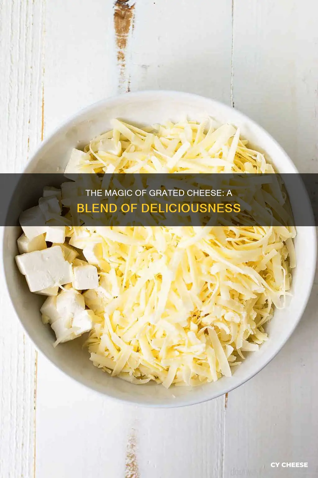 what is grated cheese made of