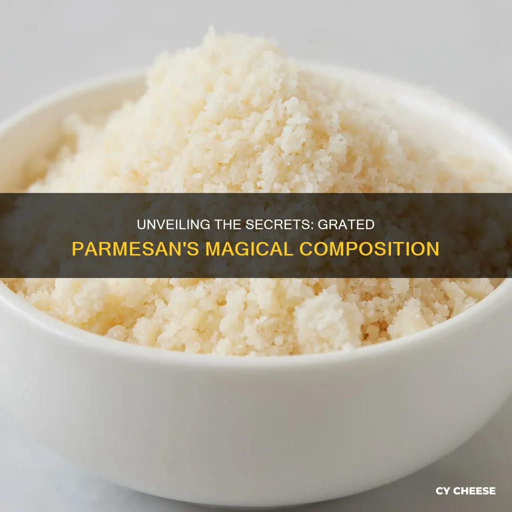 what is grated parmesan cheese made of