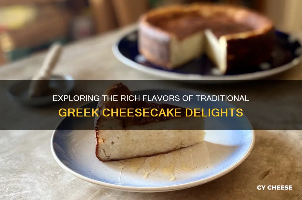 what is greek cheese cake