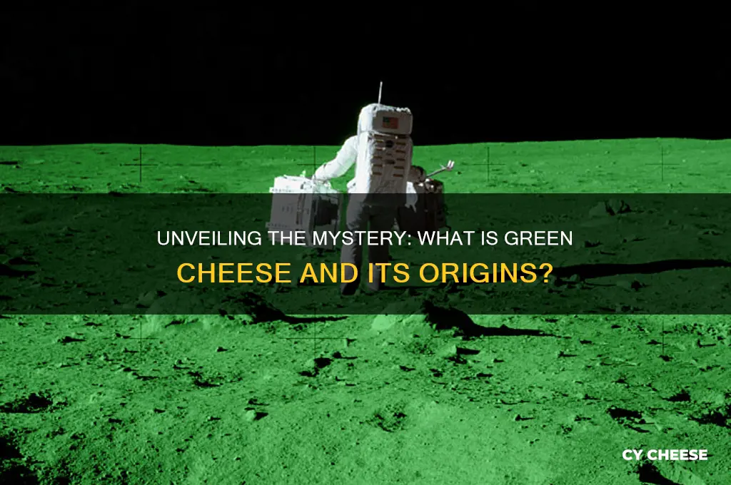what is green cheese