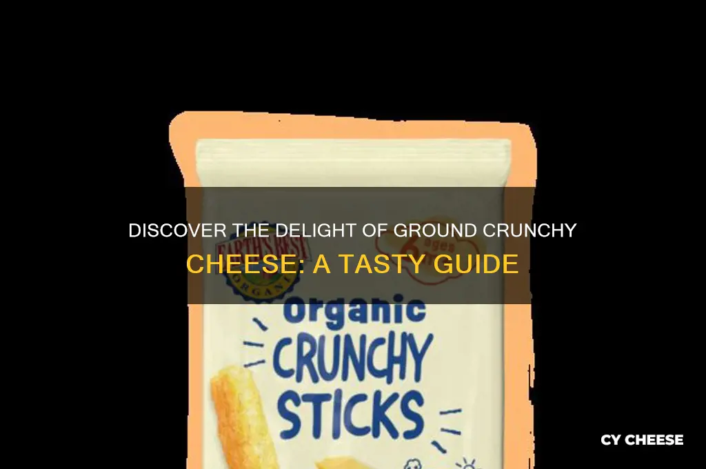 what is ground crunchy cheese