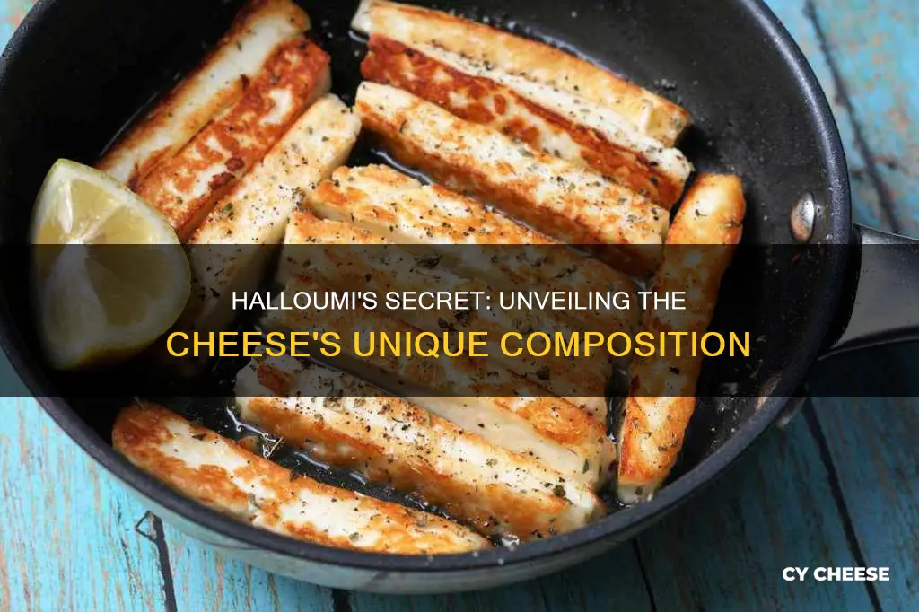 what is halloumi cheese made of