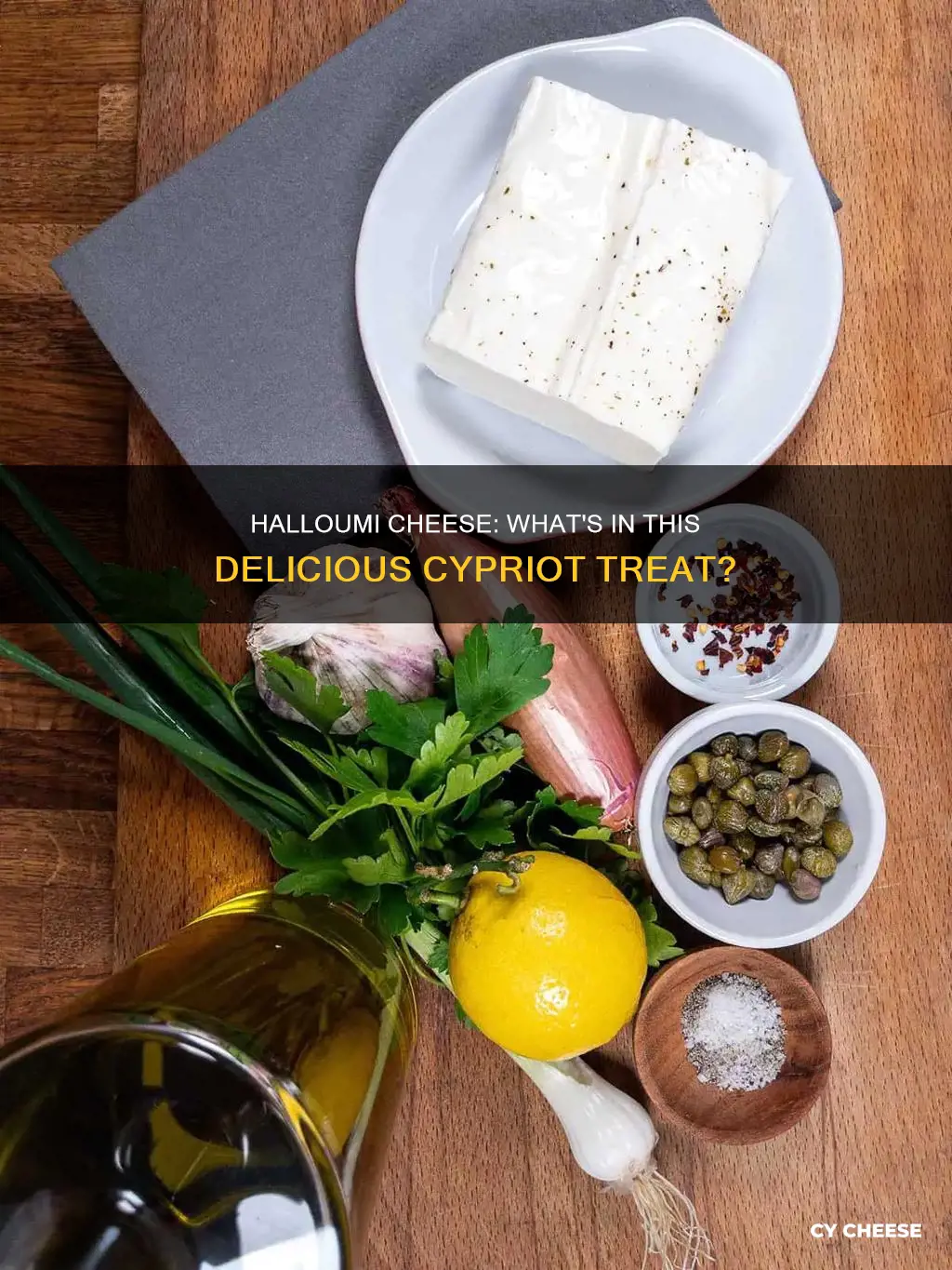 what is halloumi cheese made of