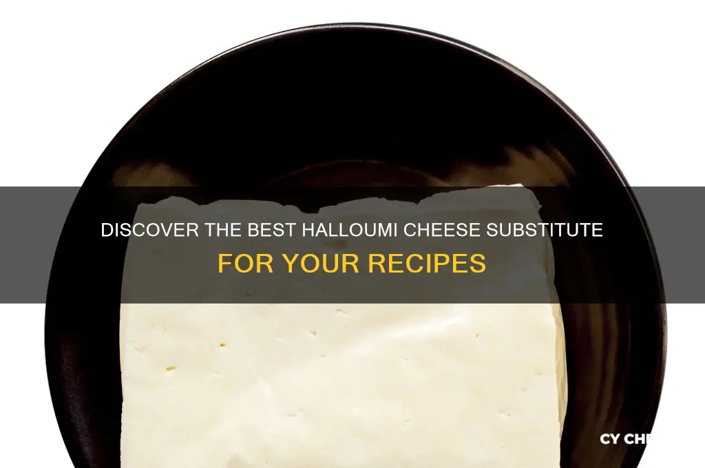 what is halloumi cheese substitute