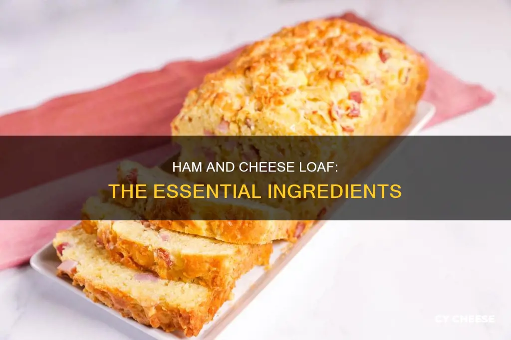 what is ham and cheese loaf made of