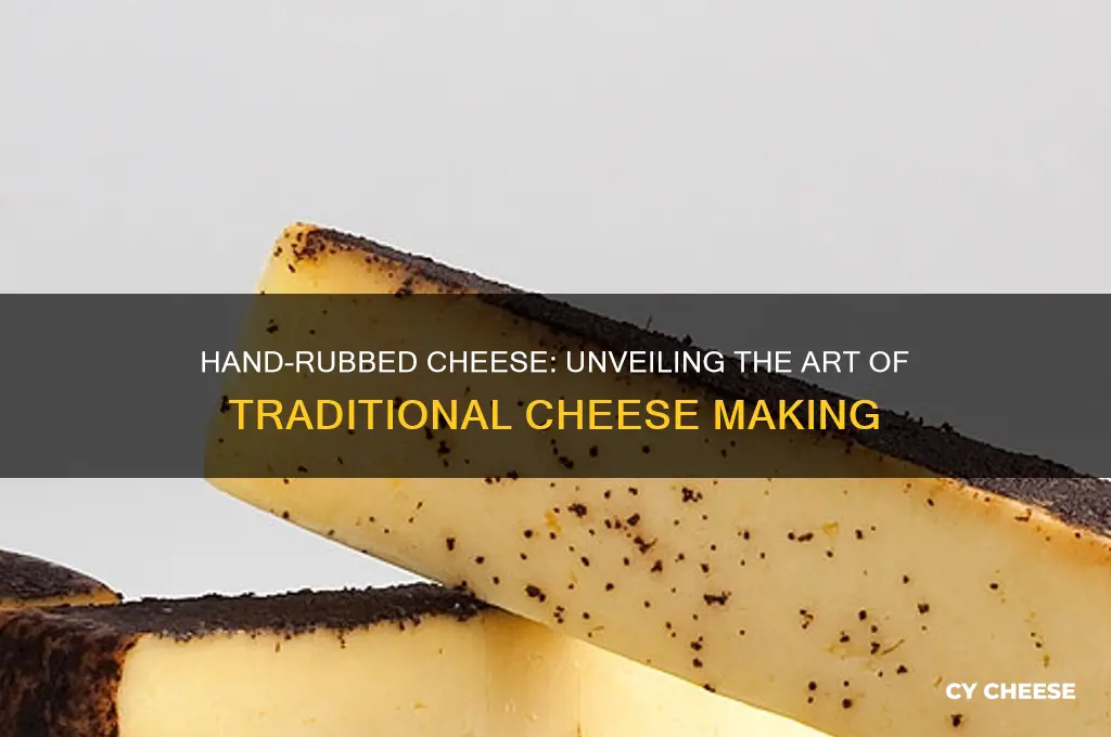 what is hand rubbed cheese