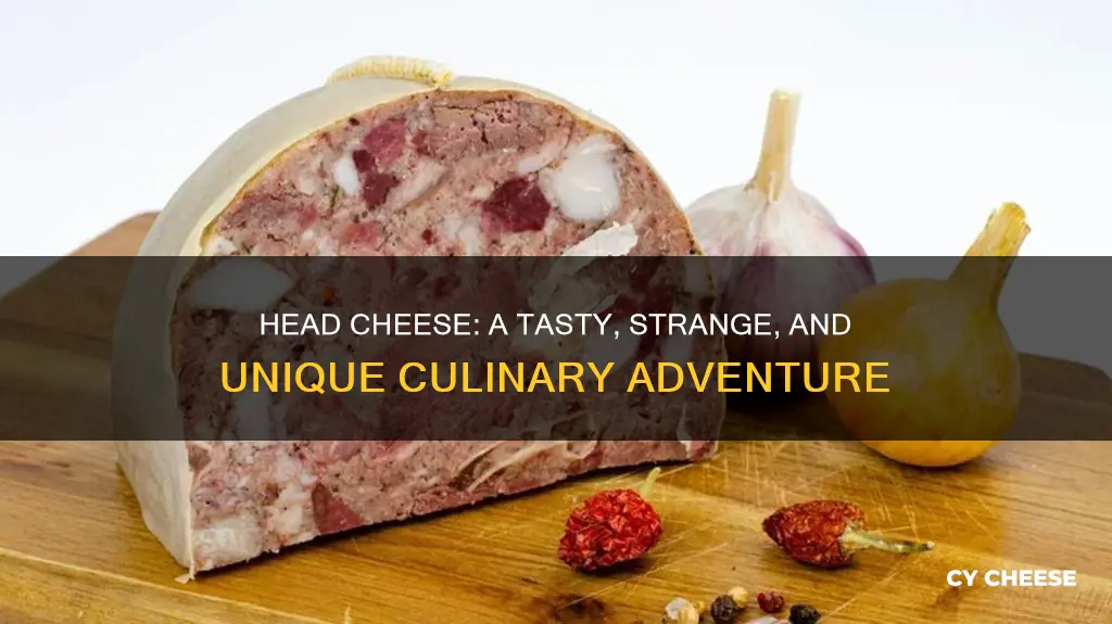 what is head cheese and what does it taste like