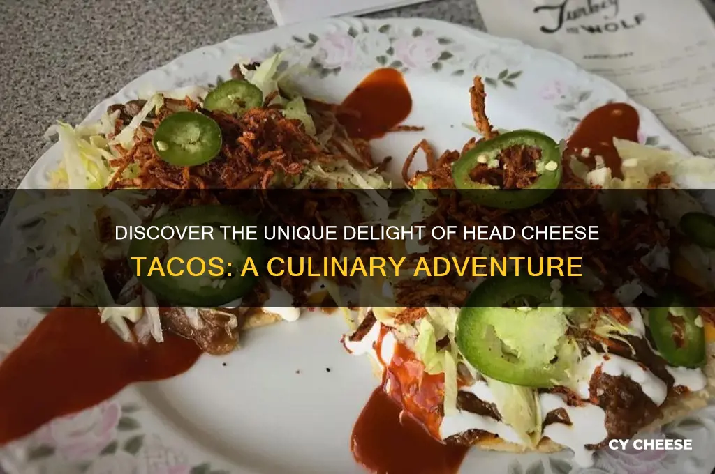 what is head cheese taco