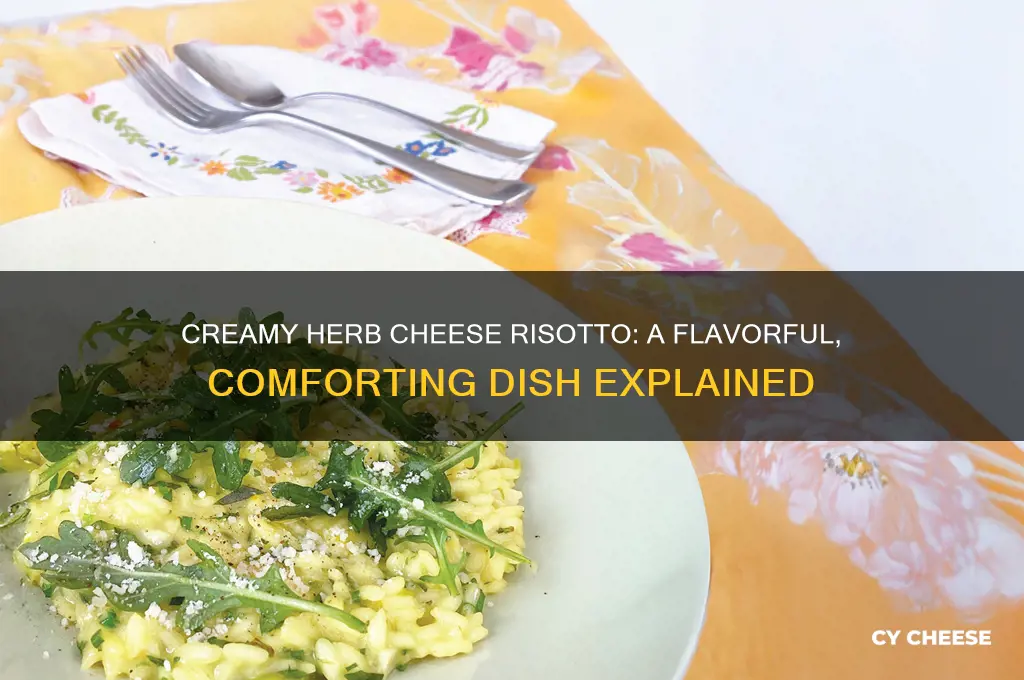 what is herb cheese risotto