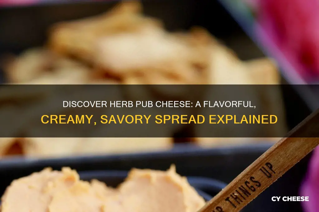 what is herb pub cheese