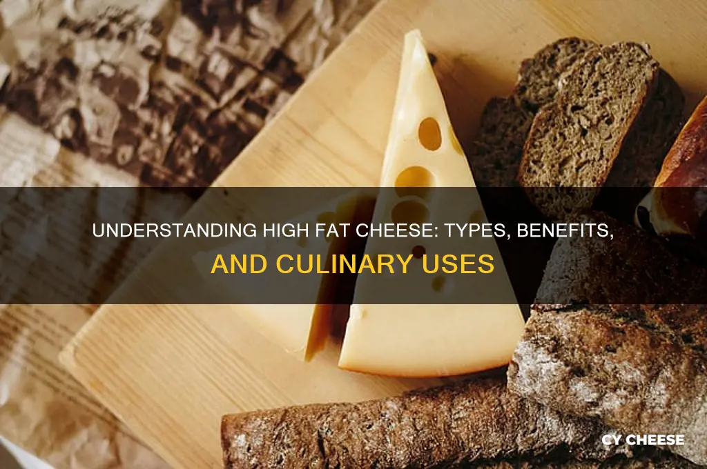 what is high fat cheese