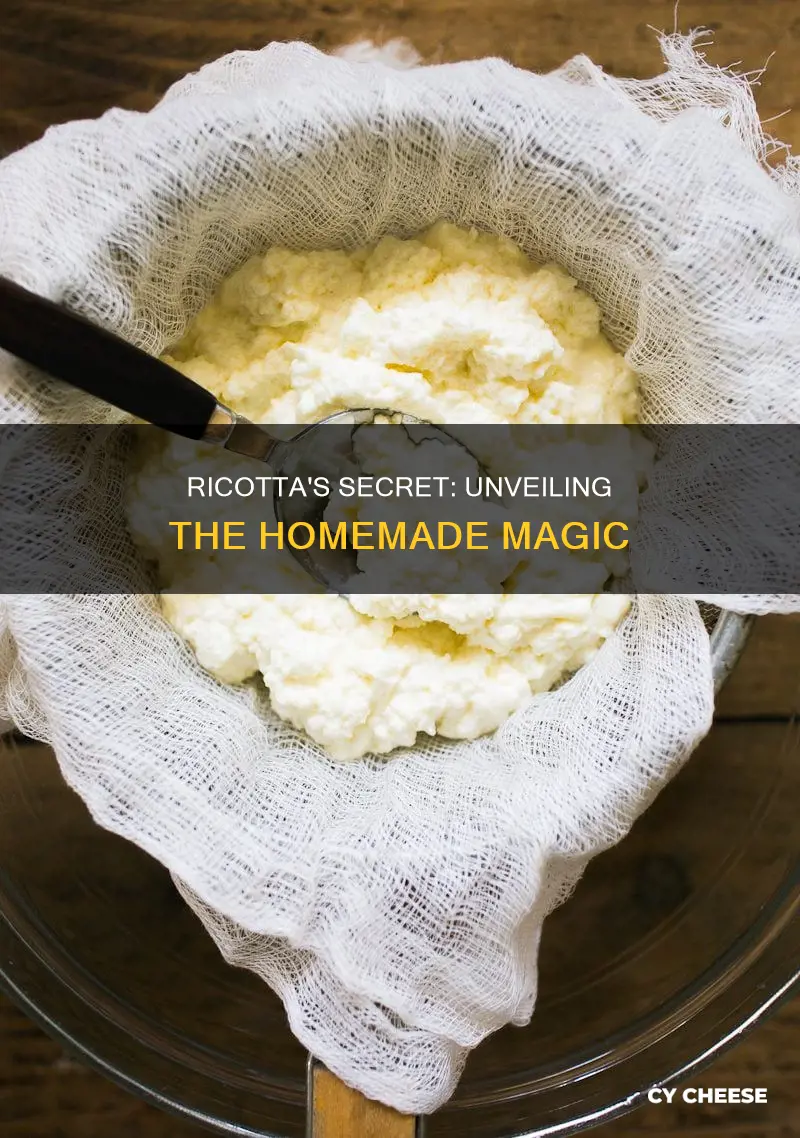 what is homemade ricotta cheese made out of