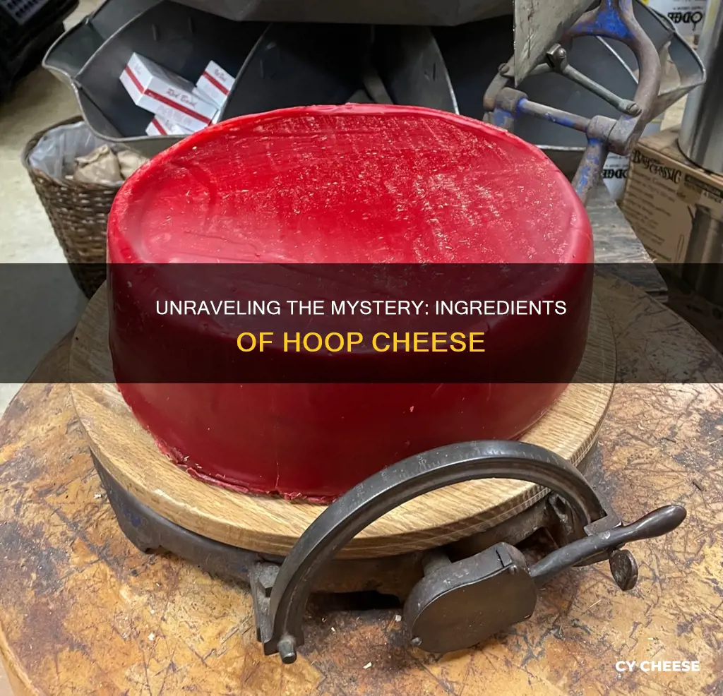 what is hoop cheese made out of