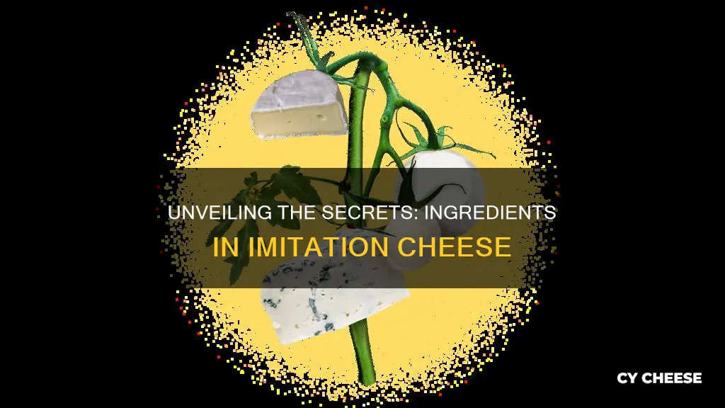 what is imitation cheese made from