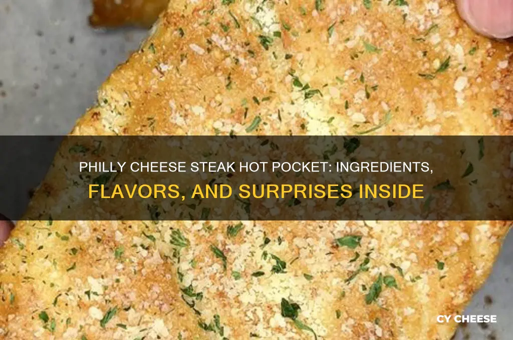 what is in a philly cheese steak hot pocket