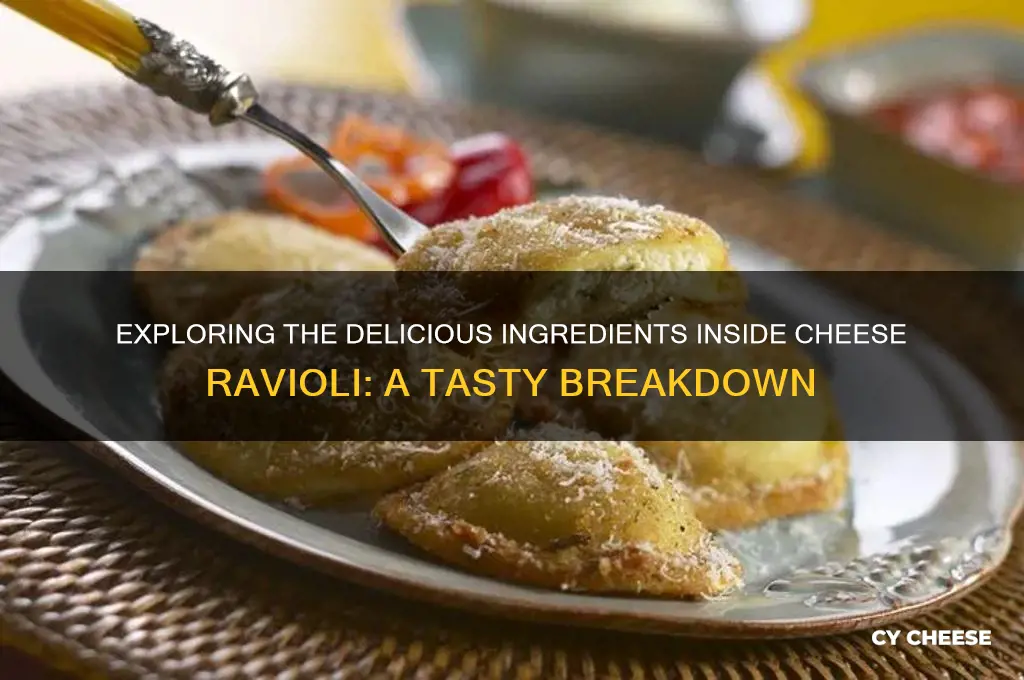 what is in cheese ravioli
