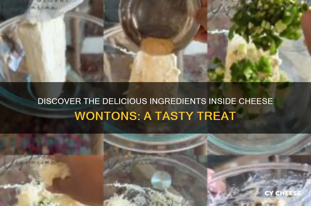 what is in cheese wontons