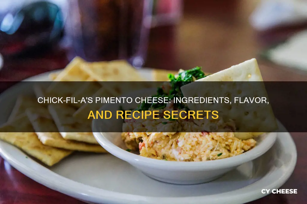what is in chick fil a pimento cheese