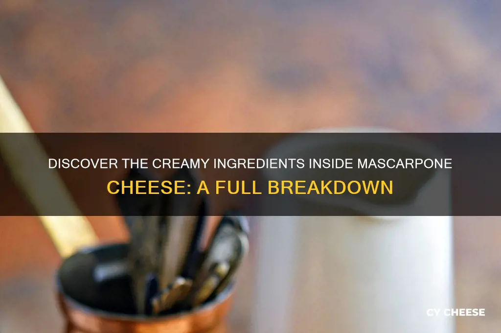 what is in mascarpone cheese