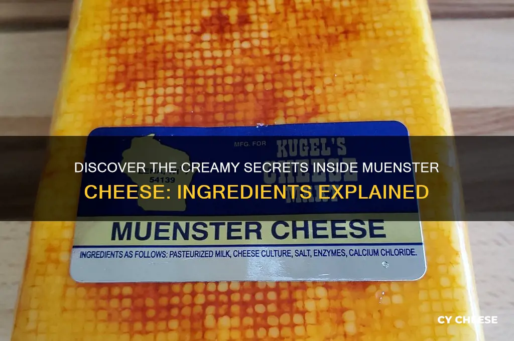 what is in muenster cheese