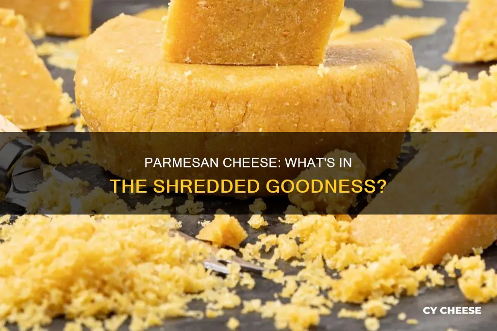 what is in shredded parmesan cheese